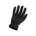 Ergodyne® ProFlex® 815 Synthetic Leather Utility EZ Gloves, Black, Small, Pair