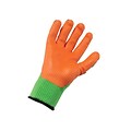 Ergodyne® ProFlex® 920 Nitrile-Dipped Dorsal Impact-Reducing Gloves, Lime, Large, Pair