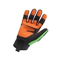 Ergodyne® ProFlex® 924 Light Dorsal Impact-Reducing PVC Gloves, Lime, 2XL, Pair