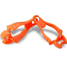 Ergodyne Squids Dual Clip Glove Grabber, Hi-Vis Orange, 6/Carton (19118)