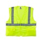 Ergodyne GloWear 8220HL High Visibility Sleeveless Safety Vest, ANSI Class R2, Lime Yellow, S/M (21143)