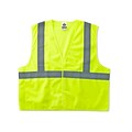 Ergodyne® GloWear® 8225HL Class 2 Hi-Visibility Standard Vest, Lime, 2XL/3XL