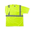 Ergodyne® GloWear® 8289 Class 2 Hi-Visibility Safety T-Shirt, Lime, Small