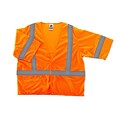 Ergodyne® GloWear® 8310HL Class 3 Hi-Visibility Economy Vest, Orange, Large/XL