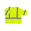 Ergodyne® GloWear® 8356HL Class 3 Hi-Visibility Flame Resistant Modacrylic Vest, Lime, 4XL/5XL