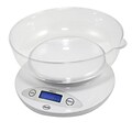 American Weigh Scales 5KBOWL Digital Kitchen Bowl Scale; White