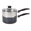 T-fal® Specialty Stainless Steel Double Boiler With Phenolic Handle Cookware; Silver, 3 qt.