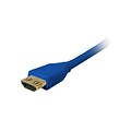 Comprehensive® MicroFlex 3 Pro AV/IT HDMI M/M High Speed Cable; Cool Blue