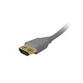Comprehensive® MicroFlex 1.5 Pro AV/IT HDMI M/M High Speed Cable; Graphite Gray