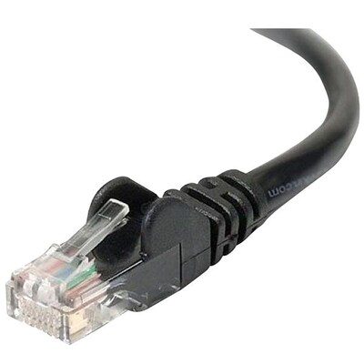 Belkin™ 6" RJ-45 Male/Male Cat6 Snagless Network Patch Cable, Black