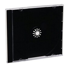 Verbatim® BK CD & DVD Jewel Storage Cases