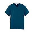 Medline Fifth ave.™ Unisex Scrub Top, Caribbean Blue, 2XL