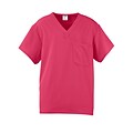 Fifth AVE.™ Unisex Scrub Top, Pink, XS