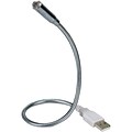 QVS® USB-L1 14 Flexible USB LED Notebook Light; Silver