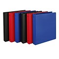 Samsill® Value Basic 1 Capacity Round Ring Binder, Assorted, 6/Pack