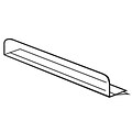 FFR Merchandising® Slim-Line Divider, 1H x 14D, 30/Pack