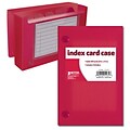 Better Office Products Frosted Index Card Case 3 x 5, 24/Pack