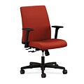 HON Ignition Mesh Low-Back Task Chair, Center-Tilt, Adjustable Arms, Poppy Fabric