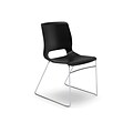 HON Motivate High-Density Stacking Chair, Onyx Shell, 4 per Carton