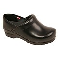 Sanita- Footwear Leather Mens Professional Cabrio Clog Black