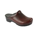 Sanita Footwear Leather Womens Sonja Cabrio Clog Bordeaux, 9.5 - 10 (457847-47-40)