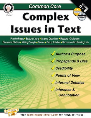 Common Core: Complex Issues in Text Resource Book