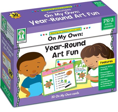 Key Education On My Own: Year Round Art Fun Learning Cards