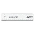 Westcott® Non-Shatter Flexible Ruler; 12, Clear