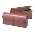 Smead Classic Expanding Wallet, 3-1/2 Expansion, Flap & Elastic Cord Closure, 12 W x 5 H, Redrope