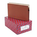 Smead® Legal File Pocket With 3 1/2 Expansion and Straight-Cut Tab; Redrope, 25/Box