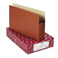 Smead® Legal File Pocket With 5 1/4 Expansion and Straight-Cut Tab; Redrope, 10/Box