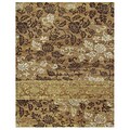 Feizy® Qing Wool and Art Silk Pile Area Rug; Gold, 7 9 x 9 9