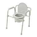 Drive Medical Folding Steel Bedside Commode (11148-1)