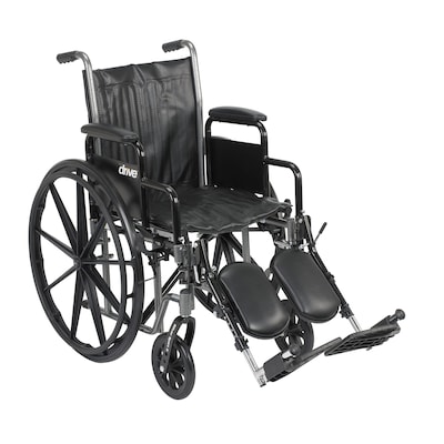 Drive Medical Silver Sport 2 Wheelchair, Desk Arms, Leg rest, 18 Seat