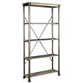 Home Styles Orleans 5-Tier Powder-Coated Metal With Marble Laminate Multi-Function Shelves