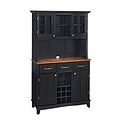 Home Styles 72.2 Asian Hardwood Wood Top And Two Door Hutch