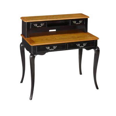 Home Styles 40 Engineered Wood & Oak Veneers Student Desk and Hutch