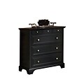 Home Styles Bedford Black  Hardwood Solids & Engineered Wood Drawer Chest