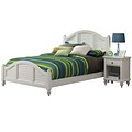 Home Styles Bermuda Brushed Bed Frame and Night Stand