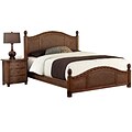 Home Styles Marco Island Queen Bed and Night Stand