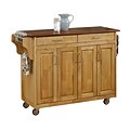Home Styles 34.75 Wood Kitchen Carts