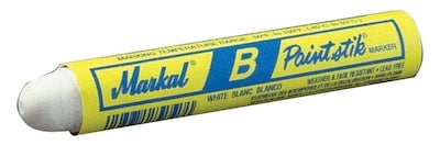 Markal® Paintstik® 4 3/4 x 11/16 B Marker; Black