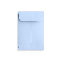 LUX #1 Coin Envelopes (2 1/4 x 3 1/2) 500/Box, Baby Blue (LUX-1CO-13-500)