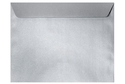 LUX 6 x 9 Booklet Envelopes 50/Box) 50/Box, Silver Metallic (4820-06-50)