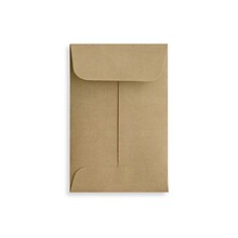 LUX #1 Coin Envelopes (2 1/4 x 3 1/2) 50/Box, Grocery Bag (1COGB-50)