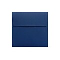 80 lb 6 1/4 x 6 1/4 Peel & Press Square Envelopes, Navy Blue, 50/Pack