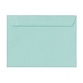LUX 80 lb 9 x 12 Booklet Vellum Envelopes, Seafoam Blue, 50/Pack