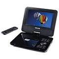 Craig® 7 TFT Swivel Screen Portable DVD/CD Player With Remote Control; Black