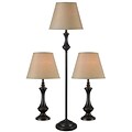 Kenroy Home Genie Table and Floor Lamp Set, Oil Rubbed Bronze Finish