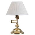 Kenroy Home Classic Swing Arm Desk Lamp, Polished Brass Finish